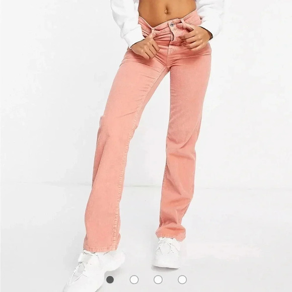 ASOS DESIGN Petite midrise '90's' straight leg jeans size W24 NWOT - Picture 4 of 4